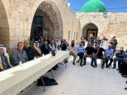 بالصور: عقد راية الصلح بين عائلتي "شعبان" و "أبو غنيم" في اللد 